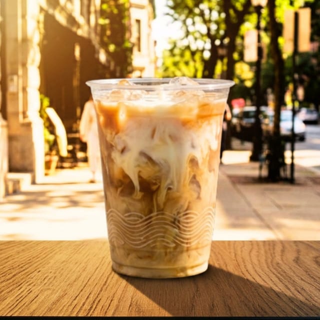 Honey Vanilla Iced Coffee.