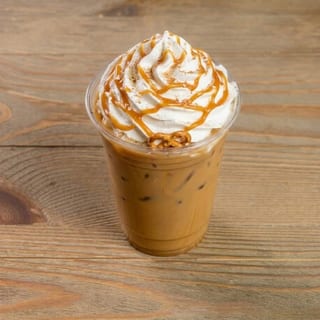 Iced Caramel Apple Butter Latte