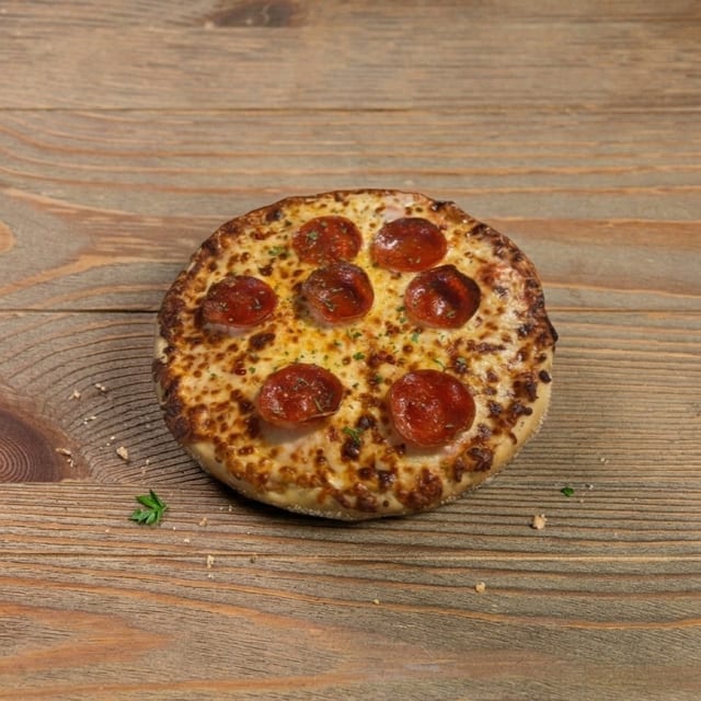 8" Round Cheese Pizza.