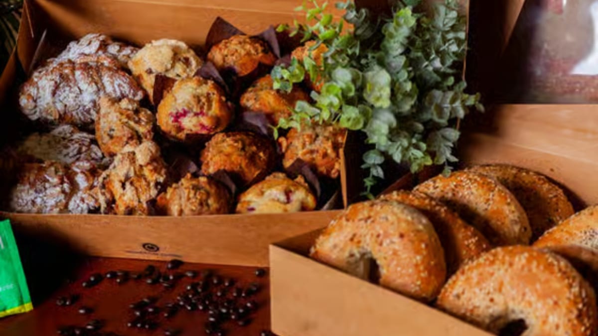 Momentum Coffee catering spread for an event in Chicago